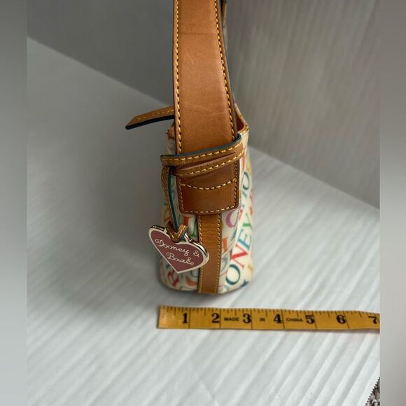 Dooney & Bourke Vintage Y2K Multicolor Mini Hobo Shoulder Bag - Picture 4 of 13